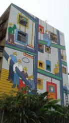 創意的彩繪牆面  吸引目光焦點